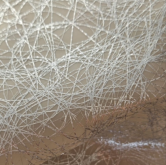 Moda operandi ny fashion week sample vinyl w metallic thread rain  jacket S/m - Picture 8 of 8